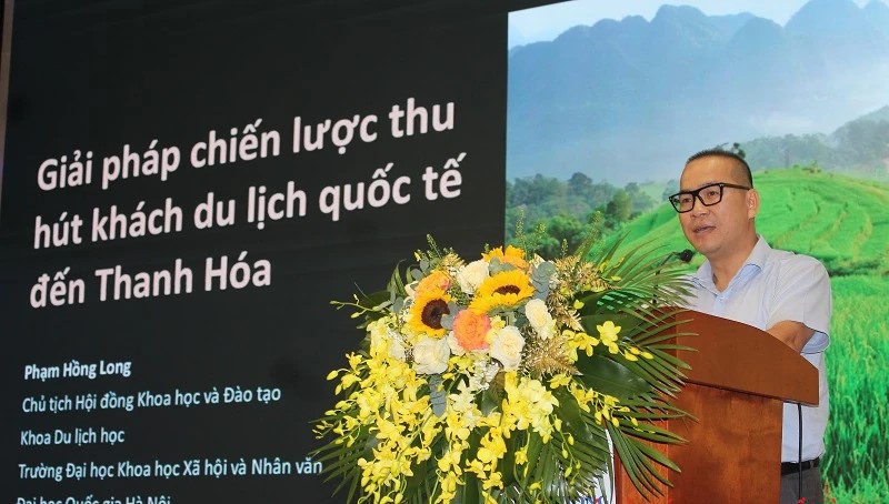 ông Phạm Hồng Long, Chủ tịch Hội đồng Khoa học và Đào Tạo, Khoa Du lịch học, Trường ĐH Khoa học Xã hội và Nhân văn, ĐH Quốc gia Hà Nội ông Phạm Hồng Long, Chủ tịch Hội đồng Khoa học và Đào Tạo, Khoa Du lịch học, Trường ĐH Khoa học Xã hội và Nhân văn, ĐH Quốc gia Hà Nội