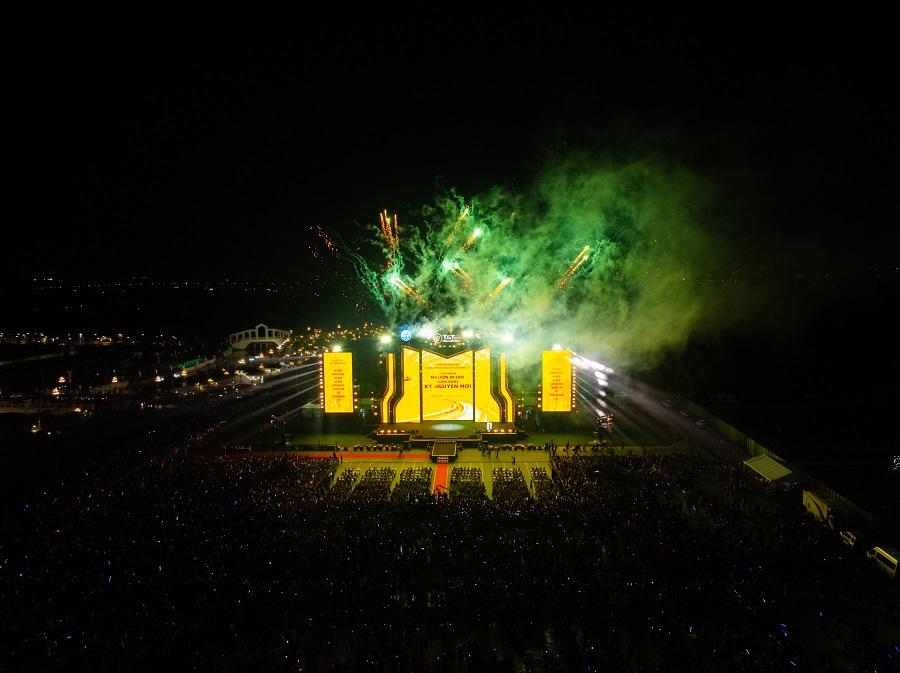 Thành phố Thiên niên kỷ T&T City Millennia bừng sáng trong đại nhạc hội