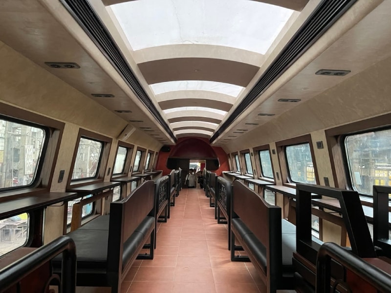 Thiết kế bên trong của tuyến tàu. Ảnh: M.H