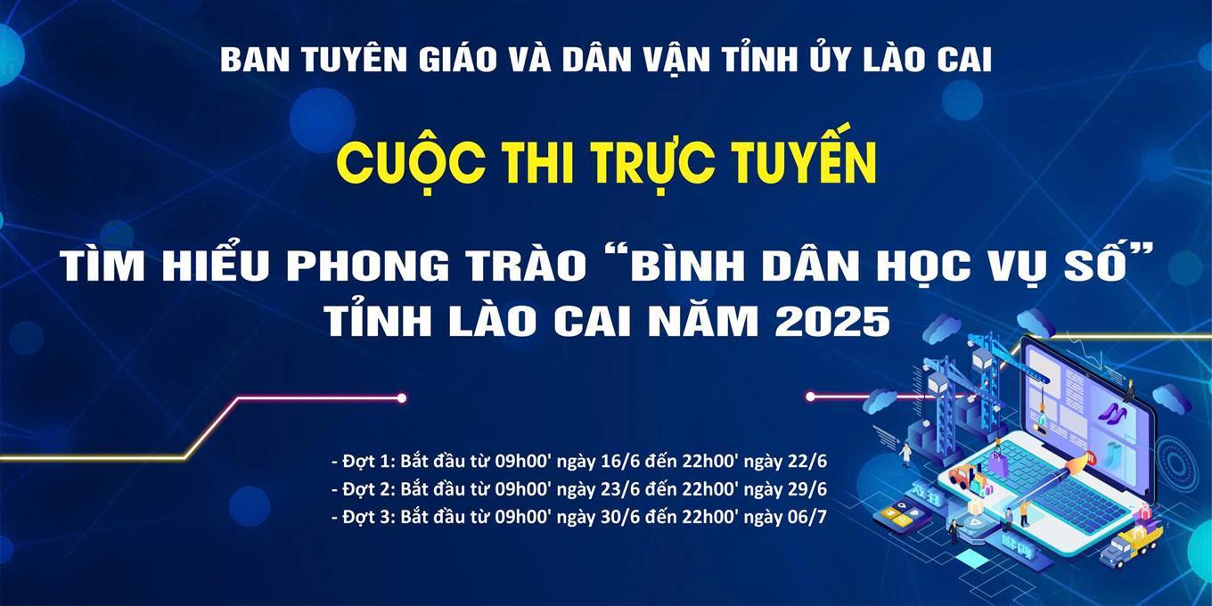 Lào Cai triển khai sâu rộng Phong trào “Bình dân học vụ số” Lào Cai triển khai sâu rộng Phong trào “Bình dân học vụ số”