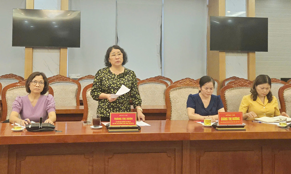 Đồng chí Tráng Thị Xuân trân trọng cảm ơn sự quan tâm, hỗ trợ kịp thời của tỉnh Bắc Ninh với đồng bào tỉnh Sơn La.