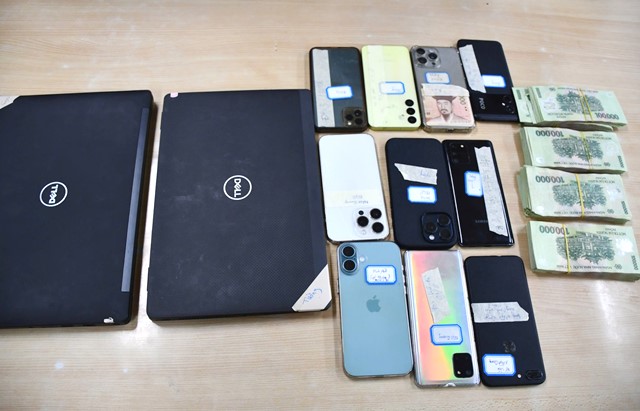 Tang vật vụ việc.