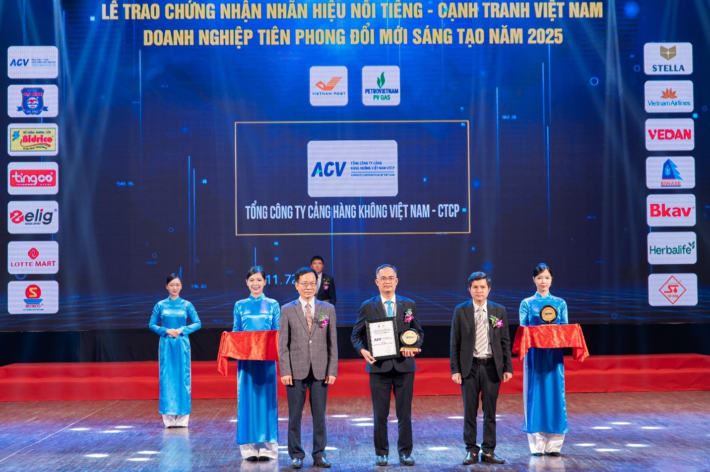 ACV vinh dự đón nhận danh hiệu "Doanh nghiệp tiên phong đổi mới sáng tạo năm 2025" ACV vinh dự đón nhận danh hiệu "Doanh nghiệp tiên phong đổi mới sáng tạo năm 2025"