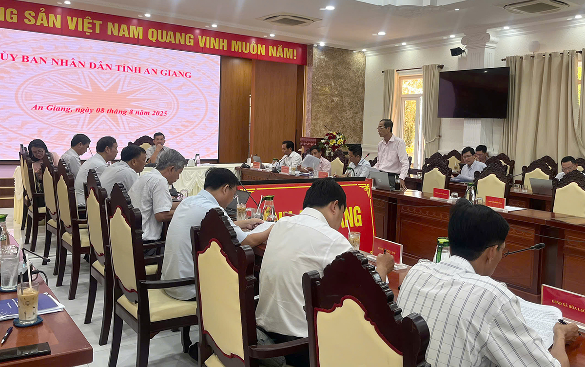Đại diện các sở, ngành, địa phương của tỉnh An Giang đưa ra giải pháp để đẩy nhanh tiến độ giải phóng mặt bằng dự án