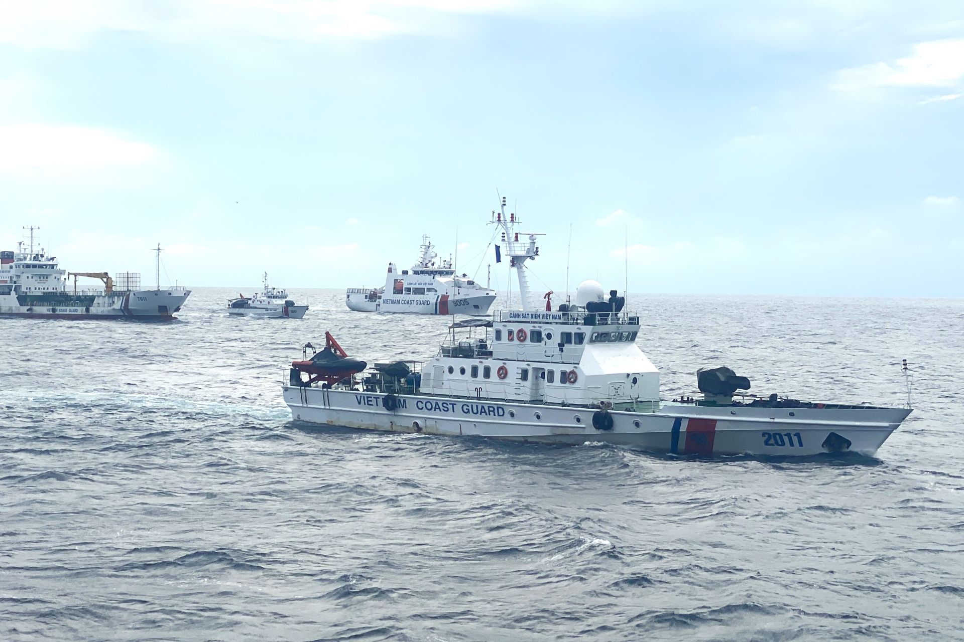 Các biên đội tàu chuẩn bị vào tuyến bắn