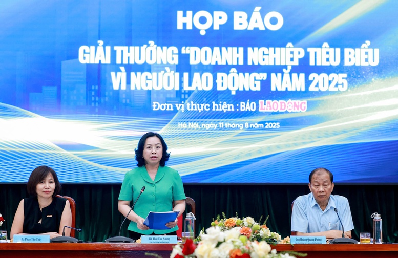 Bà Thái Thu Xương, Phó Chủ tịch Thường trực Tổng Liên đoàn Lao động Việt Nam - Ảnh: VGP/HT