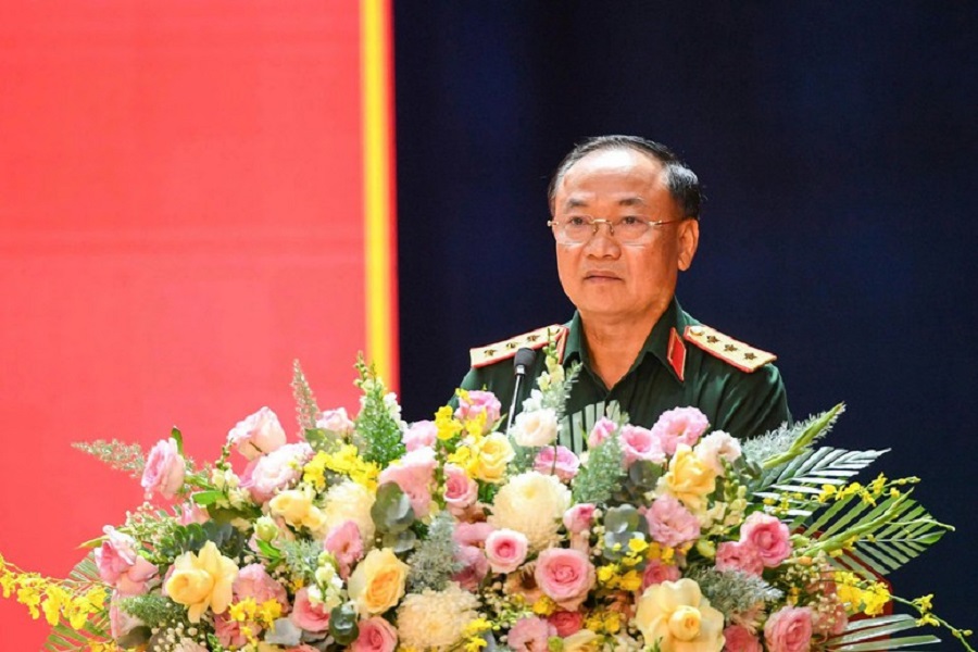 Thượng tướng Thái Đại Ngọc phát biểu tại Lễ phát động Thượng tướng Thái Đại Ngọc phát biểu tại Lễ phát động