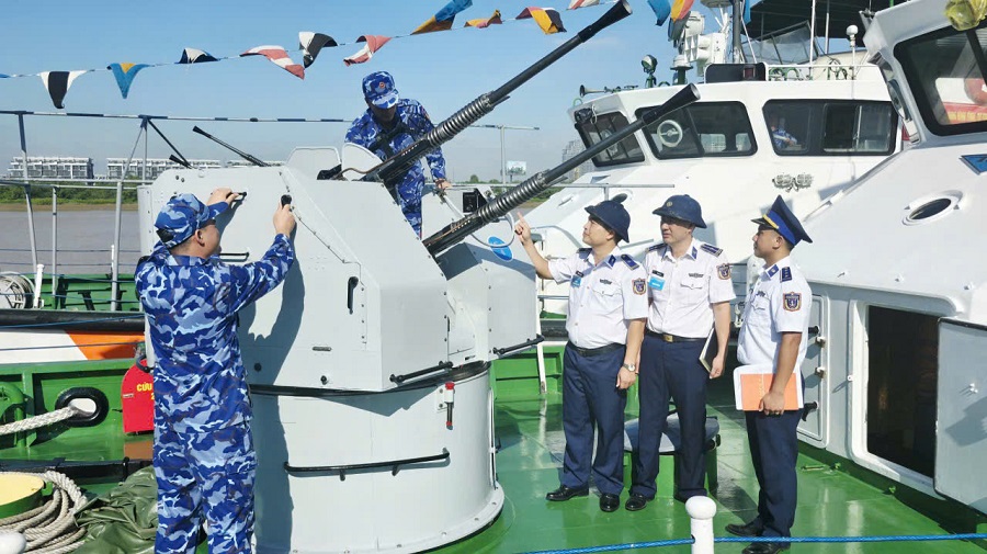 Bộ Tư lệnh Vùng Cảnh sát biển 1 kiểm tra công tác sẵn sàng chiến đấu dịp 19/8 và 2/9