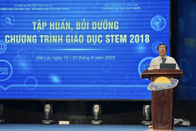 Ông Phạm Văn Nam phát biểu khai mạc Lớp tập huấn, bồi dưỡng. Ảnh: BTC Ông Phạm Văn Nam phát biểu khai mạc Lớp tập huấn, bồi dưỡng. Ảnh: BTC