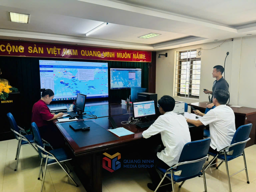 Cảng vụ Đường thủy nội địa và đăng kiểm phương tiện thủy nội địa tỉnh Quảng Ninh rà soát các điểm tránh trú bão và giám sát hành trình của các tàu du lịch trên vịnh Hạ Long.