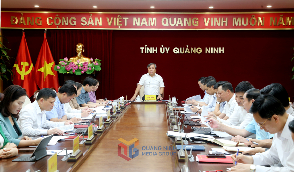 Ban Thường vụ Tỉnh ủy Quảng Ninh cho ý kiến về kế hoạch phát triển KT-XH giai đoạn 2026-2030
