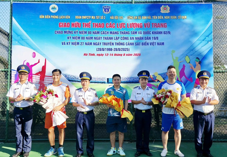 Giao lưu thể thao các lực lượng vũ trang chào mừng kỷ niệm 80 năm Cách mạng Tháng Tám và Quốc khánh 2/9