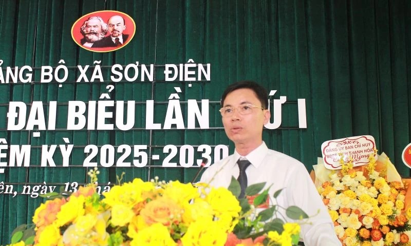 Trịnh Vinh Lực được chỉ định giữ chức Bí thư Đảng ủy xã Sơn Điện, nhiệm kỳ 2025-2030.