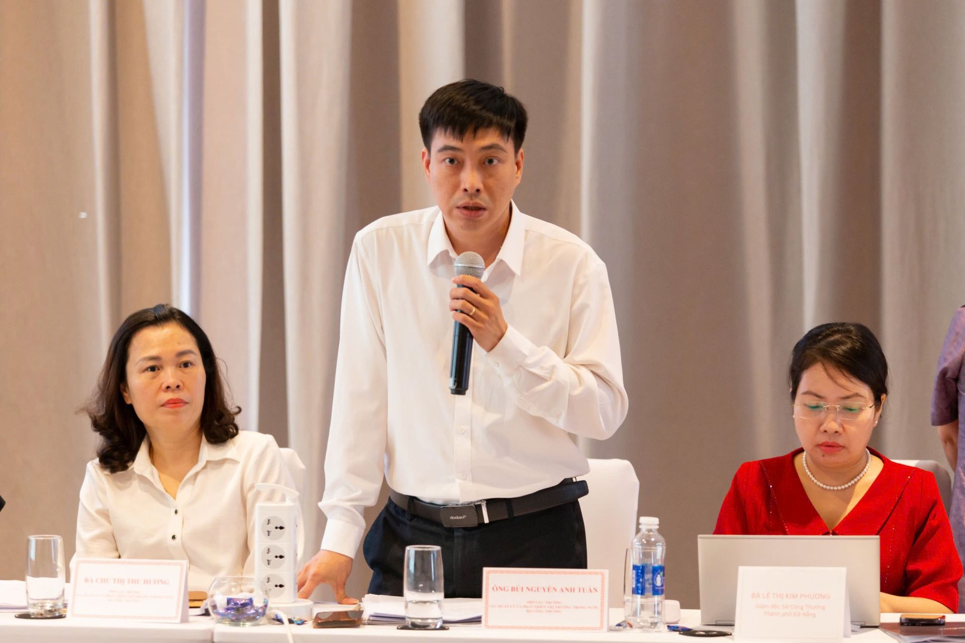 Phó Cục trưởng Cục TTTN Bùi Nguyễn Anh Tuấn phát biểu tại Hội thảo