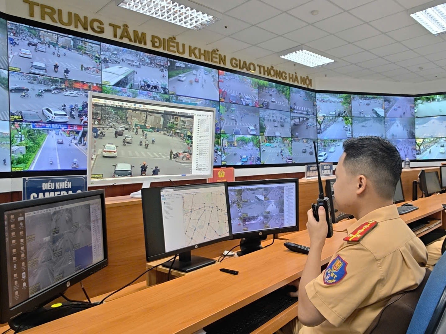 Hà Nội: Hơn 600 camera phục vụ kiểm soát giao thông, an ninh trật tự, trong dịp Lễ