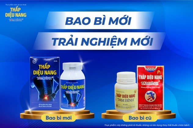 Thấp diệu nang Tâm Bình thay đổi bao bì sản phẩm