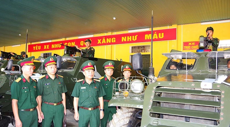 Bộ CHQS tỉnh Thanh Hóa kiểm tra công tác sẵn sàng chiến đấu tại các đơn vị