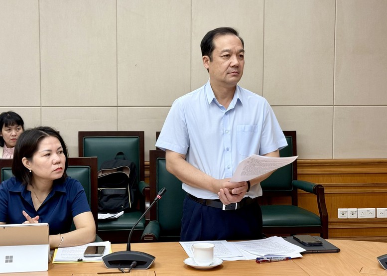 Thứ trưởng Bộ KH&CN Phạm Đức Long cho biết, tại kỳ họp thứ 10, Quốc hội khóa XV, Bộ KH&CN dự kiến trình Quốc hội xem xét thông qua đối với 4 dự án luật - Ảnh: VGP/Thu Sa