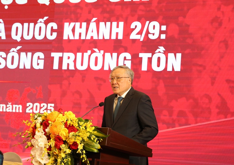 Theo Phó Thủ tướng Thường trực Chính phủ Nguyễn Hòa Bình, Cách mạng Tháng Tám đã khẳng định những bài học lịch sử to lớn - Ảnh: VGP/Nhật Bắc