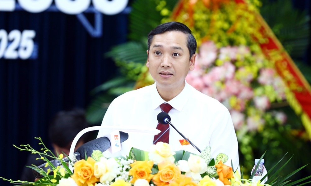 Đồng chí Nguyễn Việt Oanh phát biểu chỉ đạo tại Đại hội. Đồng chí Nguyễn Việt Oanh phát biểu chỉ đạo tại Đại hội.