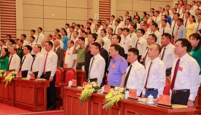 Phó Thủ tướng Lê Thanh Long dự Đại hội Đảng bộ phường Sầm Sơn. Ảnh: Báo và Đài PTTH Thanh Hóa Phó Thủ tướng Lê Thanh Long dự Đại hội Đảng bộ phường Sầm Sơn. Ảnh: Báo và Đài PTTH Thanh Hóa