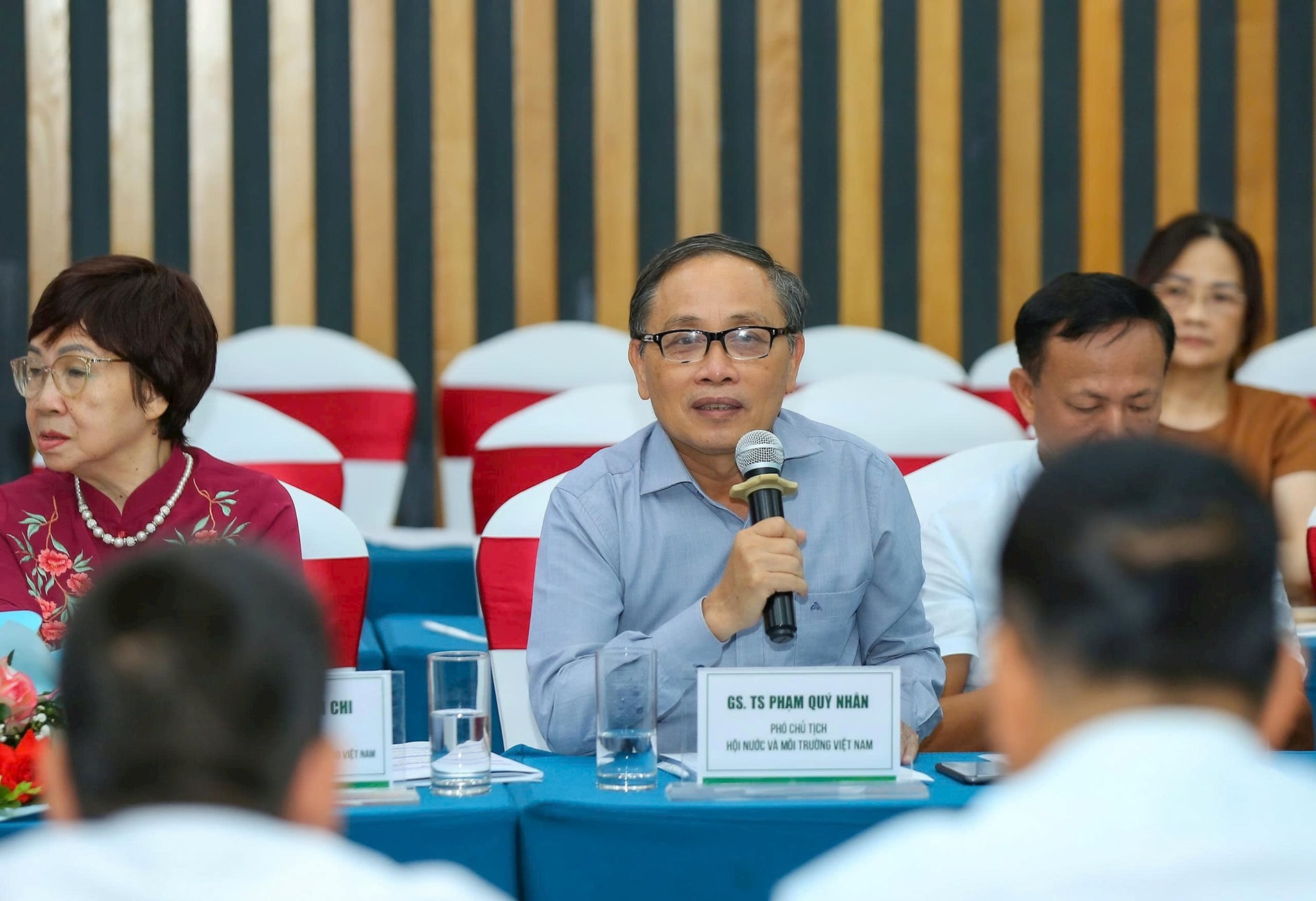 GS.TS Phạm Quý Nhân – Phó Chủ tịch phụ trách lĩnh vực tài nguyên nước, Hội Nước và Môi trường Việt Nam