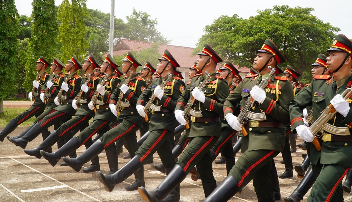 Quân đội nhân dân Lào sẵn sàng cho Lễ kỷ niệm 80 năm Quốc khánh Việt Nam