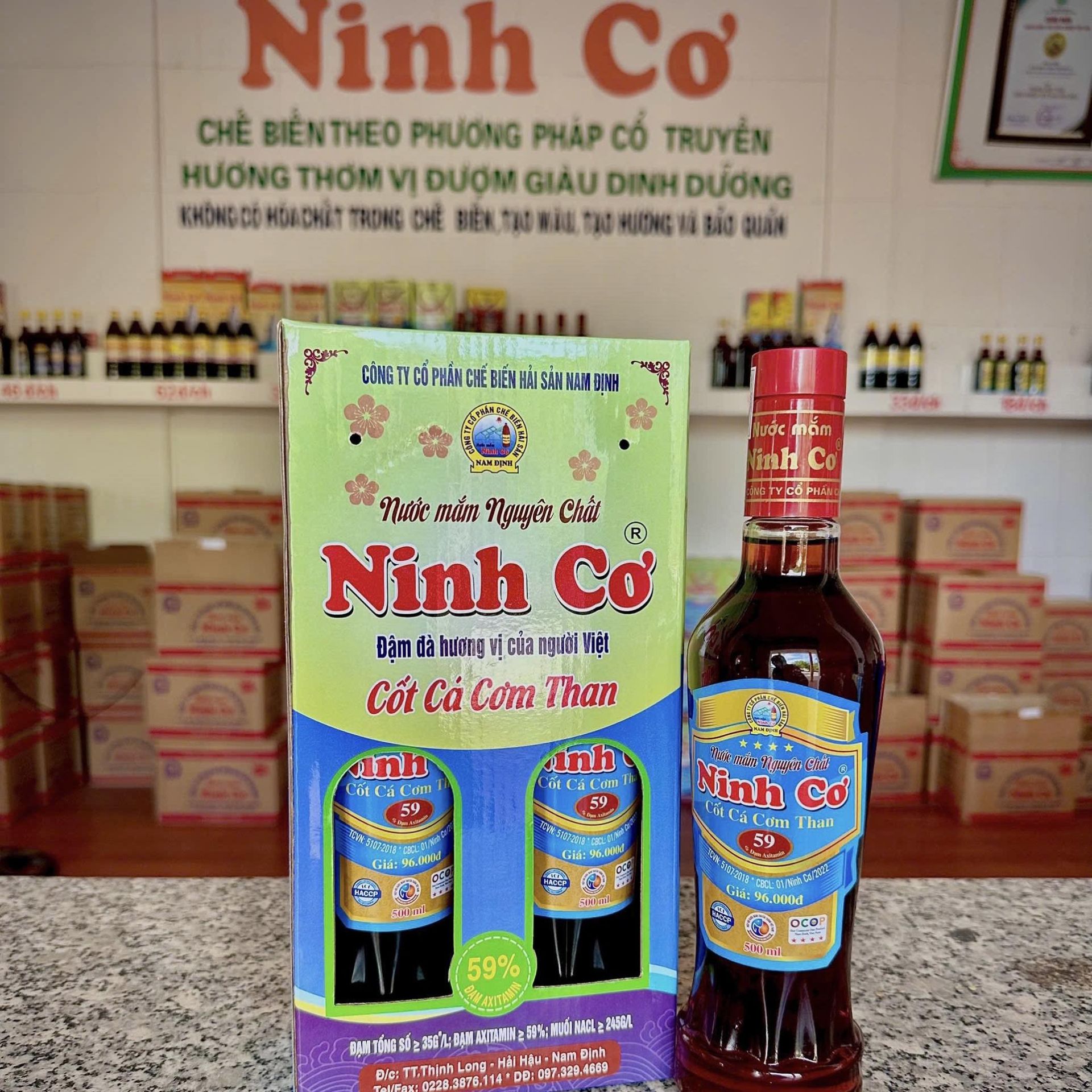 Nước mắm Ninh Cơ sản phẩm OCOP đạt chuẩn 4 sao vào năm 2019