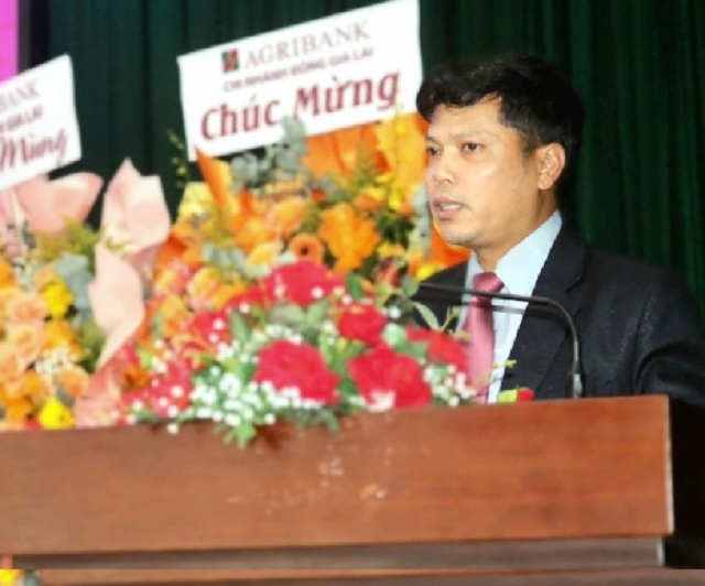 Ông Võ Gia Nghĩa phát biểu tại lễ ký kết. Ảnh: Nam Ông Võ Gia Nghĩa phát biểu tại lễ ký kết. Ảnh: Nam