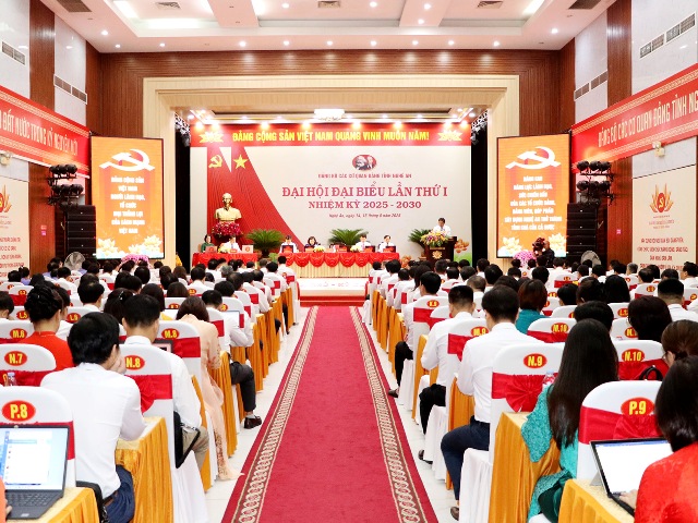 Đại hội Đảng bộ các cơ quan Đảng tỉnh Nghệ An lần thứ nhất: Đoàn kết, đổi mới, nâng cao năng lực lãnh đạo