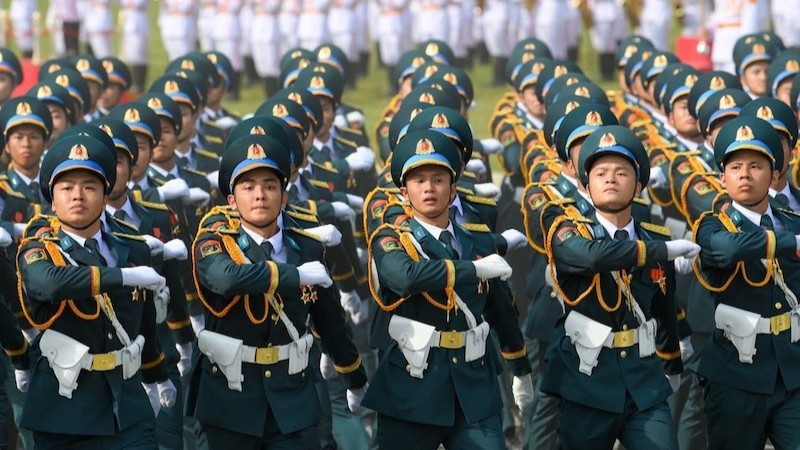 Các đơn vị bộ đội tham gia hợp luyện diễu binh, diễu hành lần 3. (Ảnh: Thế Đại) Các đơn vị bộ đội tham gia hợp luyện diễu binh, diễu hành lần 3. (Ảnh: Thế Đại)