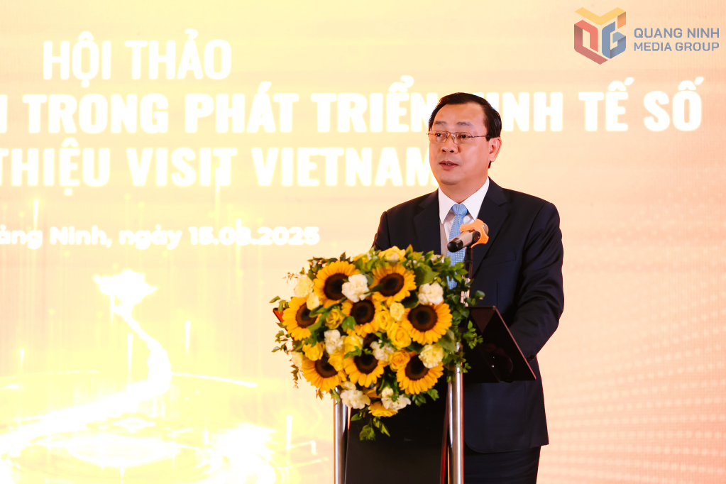 Ông Nguyễn Trùng Khánh, Cục trưởng Cục Du lịch quốc gia Việt Nam, phát biểu tại hội thảo. Ông Nguyễn Trùng Khánh, Cục trưởng Cục Du lịch quốc gia Việt Nam, phát biểu tại hội thảo.