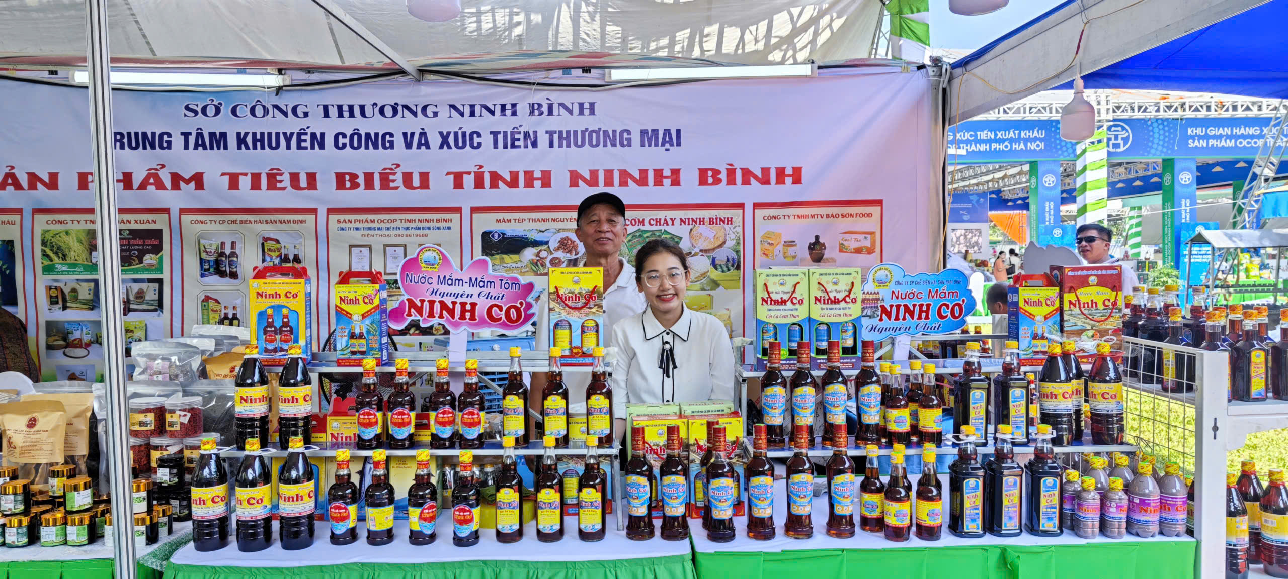 Sản phẩm nước mắm Ninh Cơ đại diện tỉnh Ninh Bình tham gia Hội chợ các sản phẩm OCOP xuất khẩu 2025