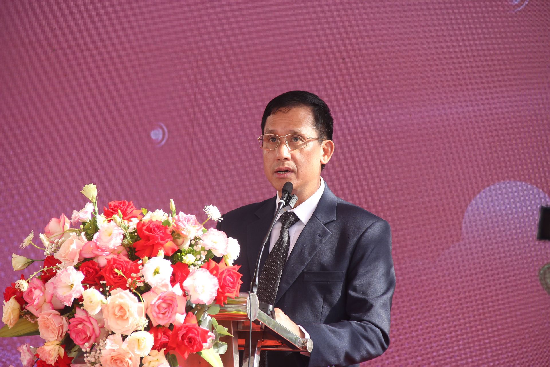 Giám đốc Sở Công thương Lạng Sơn Nguyễn Đình Đại phát biểu tại chương trình