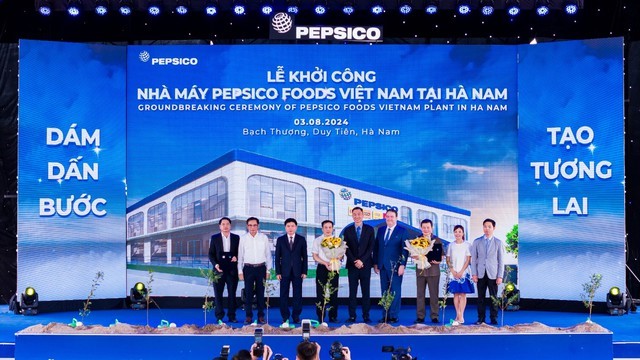 Nhà máy sản xuất thực phẩm của PepsiCo sẽ được khánh thành vào ngày 19/8