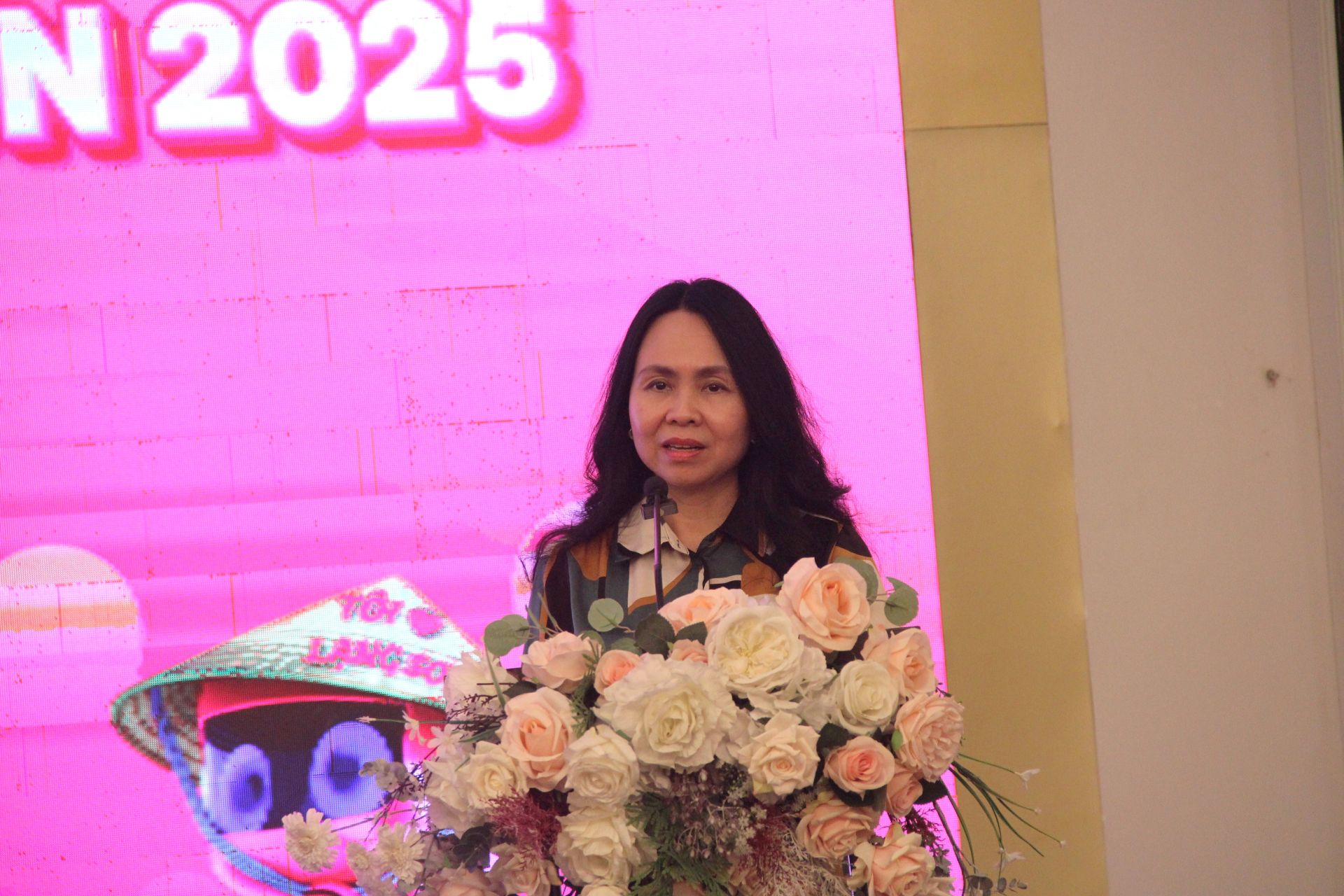 Cục trưởng Cục Thương mại điện tử và Kinh tế số, Bộ Công Thương Lê Hoàng Oanh phát biểu khai mạc hội thảo