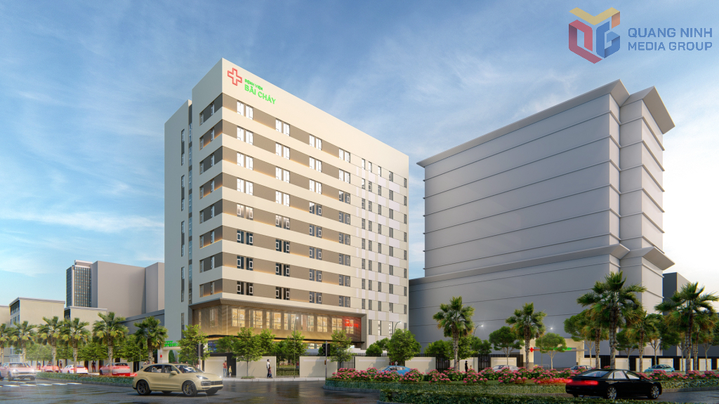 Phối cảnh dự án đầu tư xây dựng mở rộng Bệnh viện Bãi Cháy.