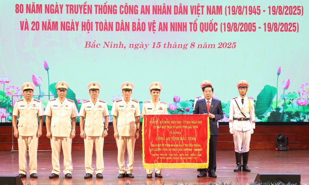 Bắc Ninh long trọng kỷ niệm 80 năm Ngày truyền thống Công an nhân dân và 20 năm Ngày hội Toàn dân bảo vệ an ninh Tổ quốc
