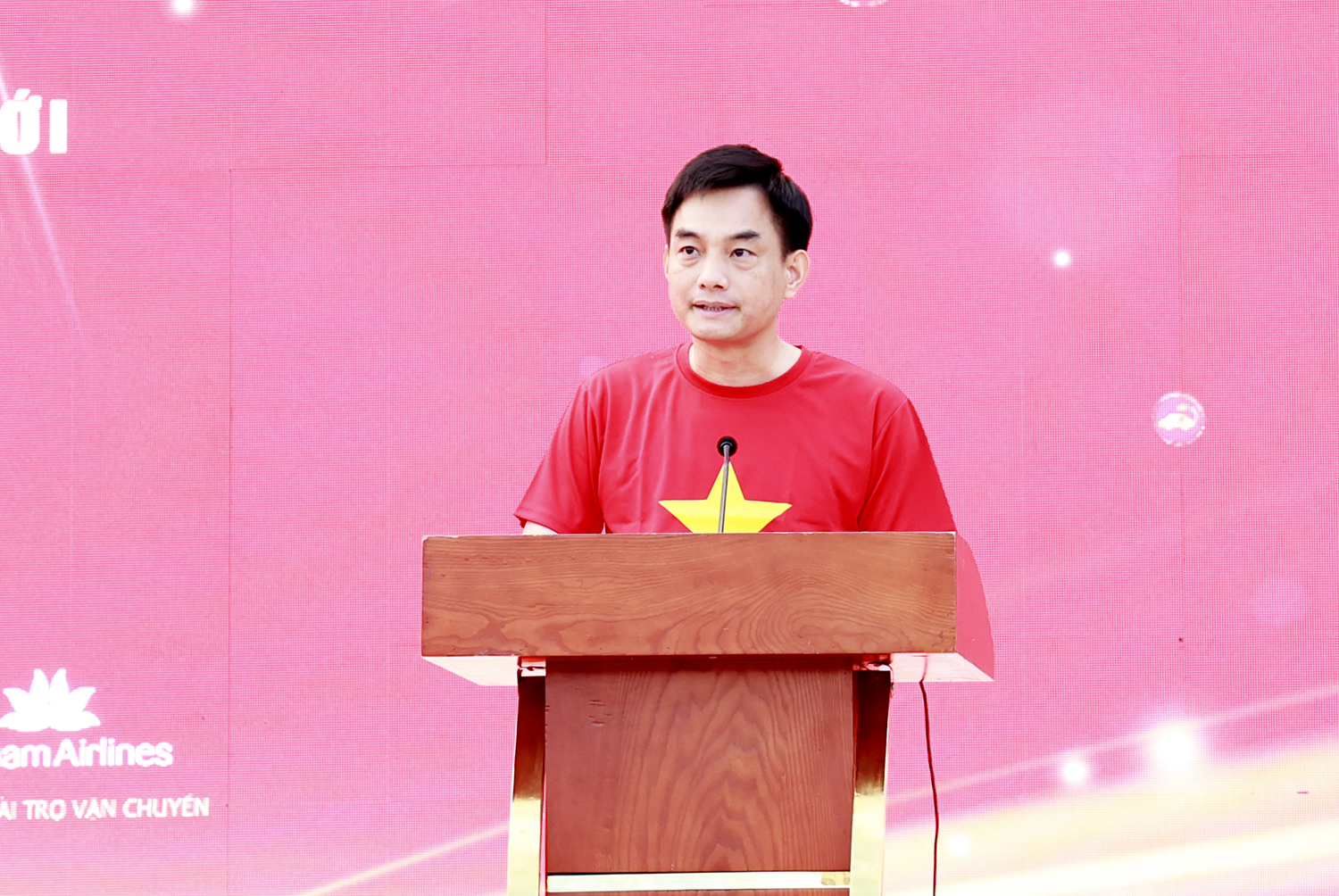 Đại tá Đỗ Đức Trịnh, Phó Giám đốc Công an tỉnh Bắc Ninh phát biểu khai mạc chương trình tại điểm cầu tỉnh Bắc Ninh