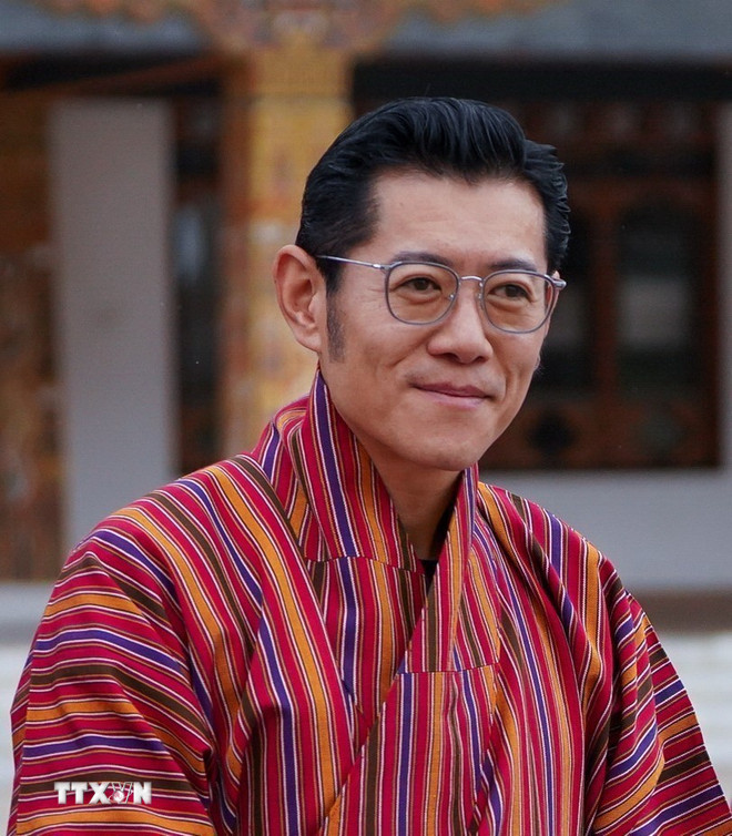 Quốc vương Bhutan Jigme Khesar Namgyel Wangchuck. (Ảnh: TTXVN phát)