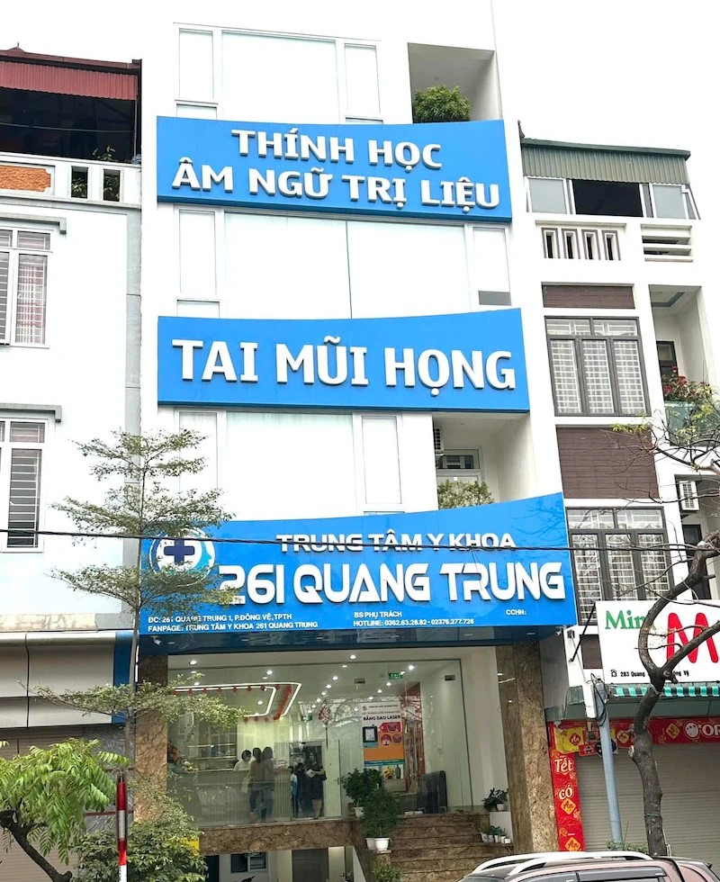 Bệnh viện Nhi Thanh Hóa thông tin về trường hợp rủi ro y khoa tại phòng khám Tai Mũi Họng 261 Quang Trung