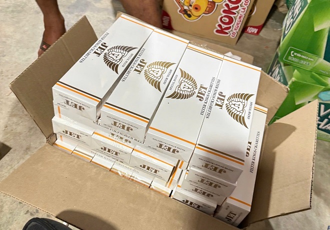 Số thuốc lá lậu bị thu giữ