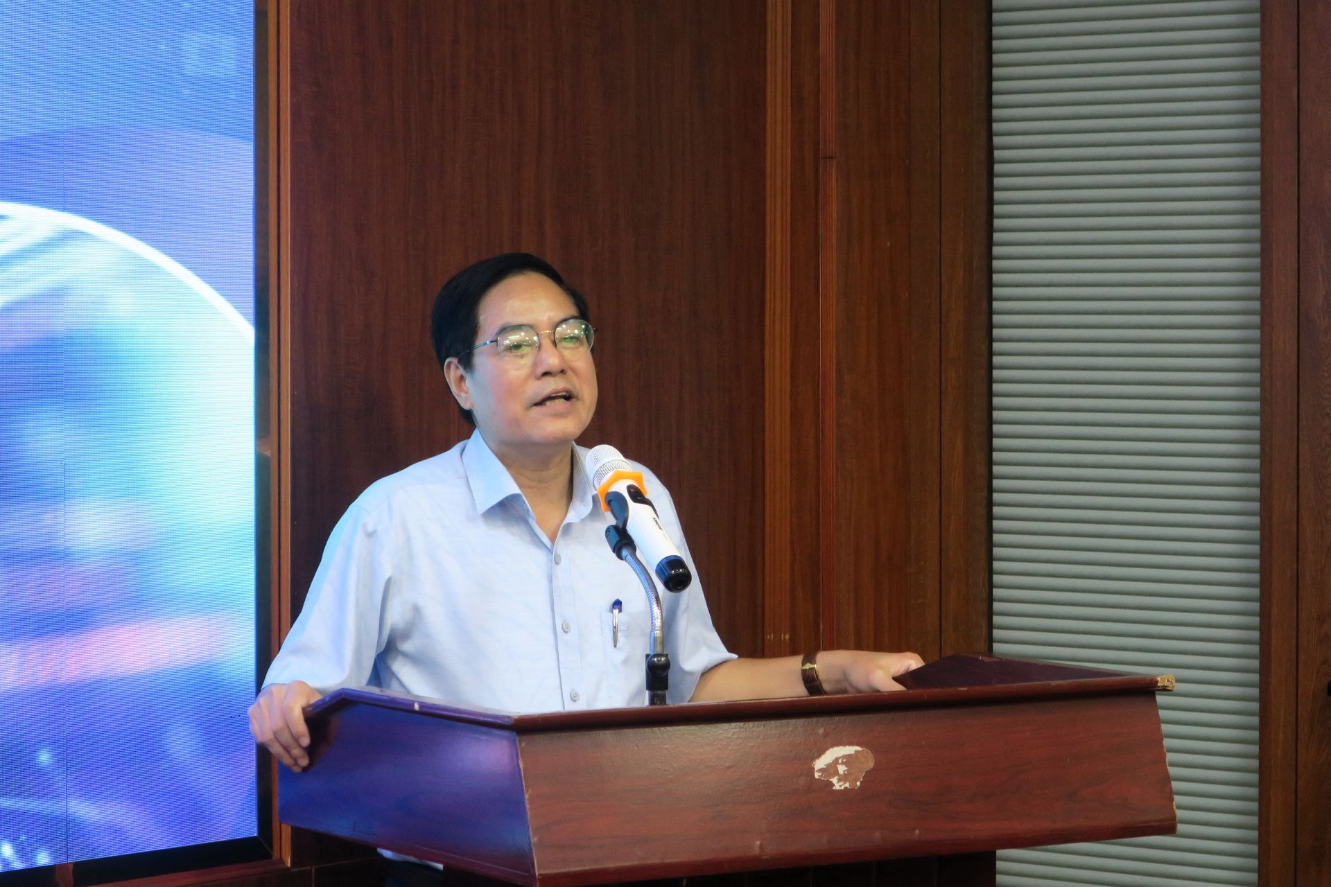 Đồng chí Phan Huy Thục, Phó Giám đốc Sở Y tế Hải Phòng phát biểu. Đồng chí Phan Huy Thục, Phó Giám đốc Sở Y tế Hải Phòng phát biểu.