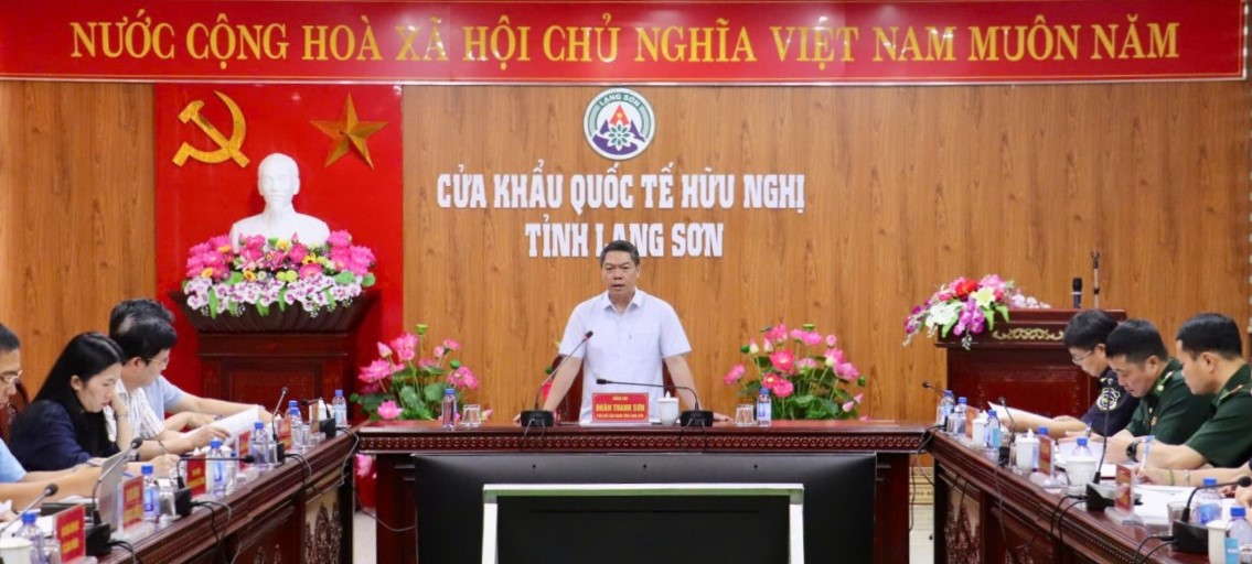 Lạng Sơn: Kiểm tra tình hình xuất nhập khẩu hàng hóa tại Cửa khẩu Quốc tế Hữu Nghị