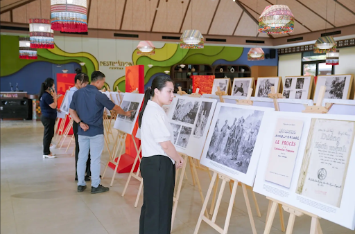 Không gian trưng bày “Tân Trào - nơi khai sinh Tổ quốc, 80 năm khởi nguồn cách mạng Việt Nam” tại Flamingo Heritage Onsen & Resort