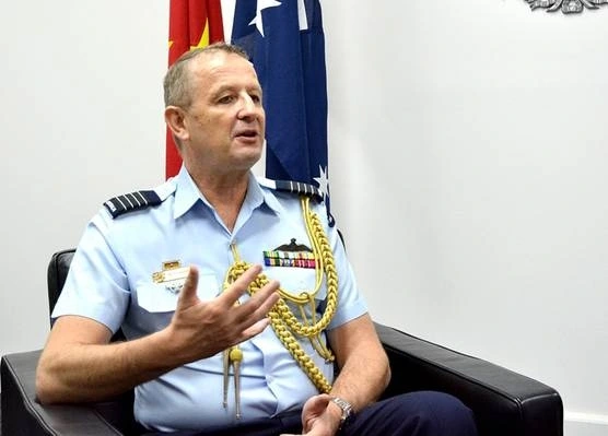 Đại tá Mick Jansen, Tùy viên Quốc phòng Australia tại Việt Nam. Ảnh QĐND