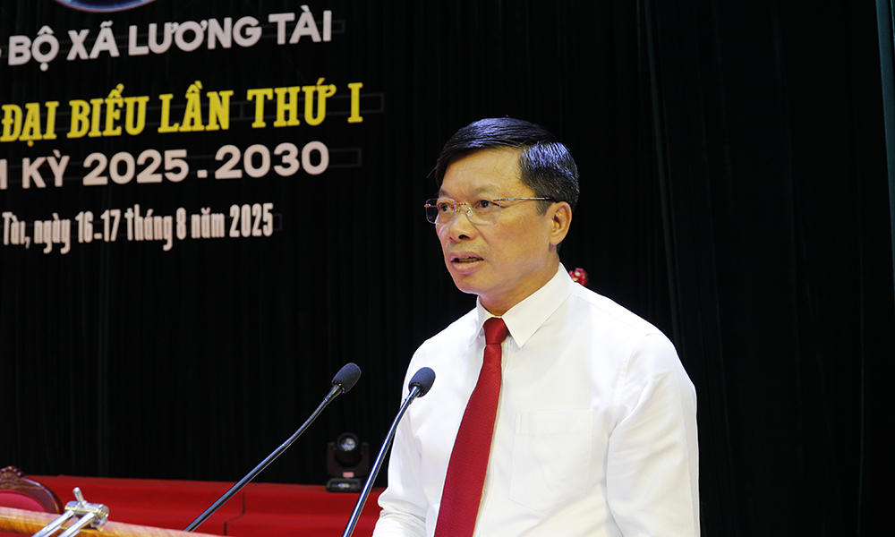 Đồng chí Đào Quang Khải phát biểu chỉ đạo Đại hội. Đồng chí Đào Quang Khải phát biểu chỉ đạo Đại hội.