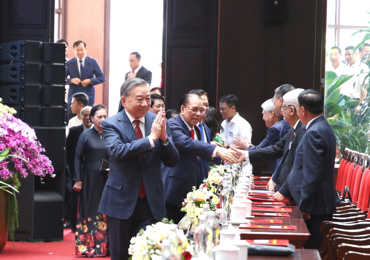 Tổng Bí thư Tô Lâm gặp mặt các đồng chí lãnh đạo, nguyên lãnh đạo Đảng và Nhà nước, các ban