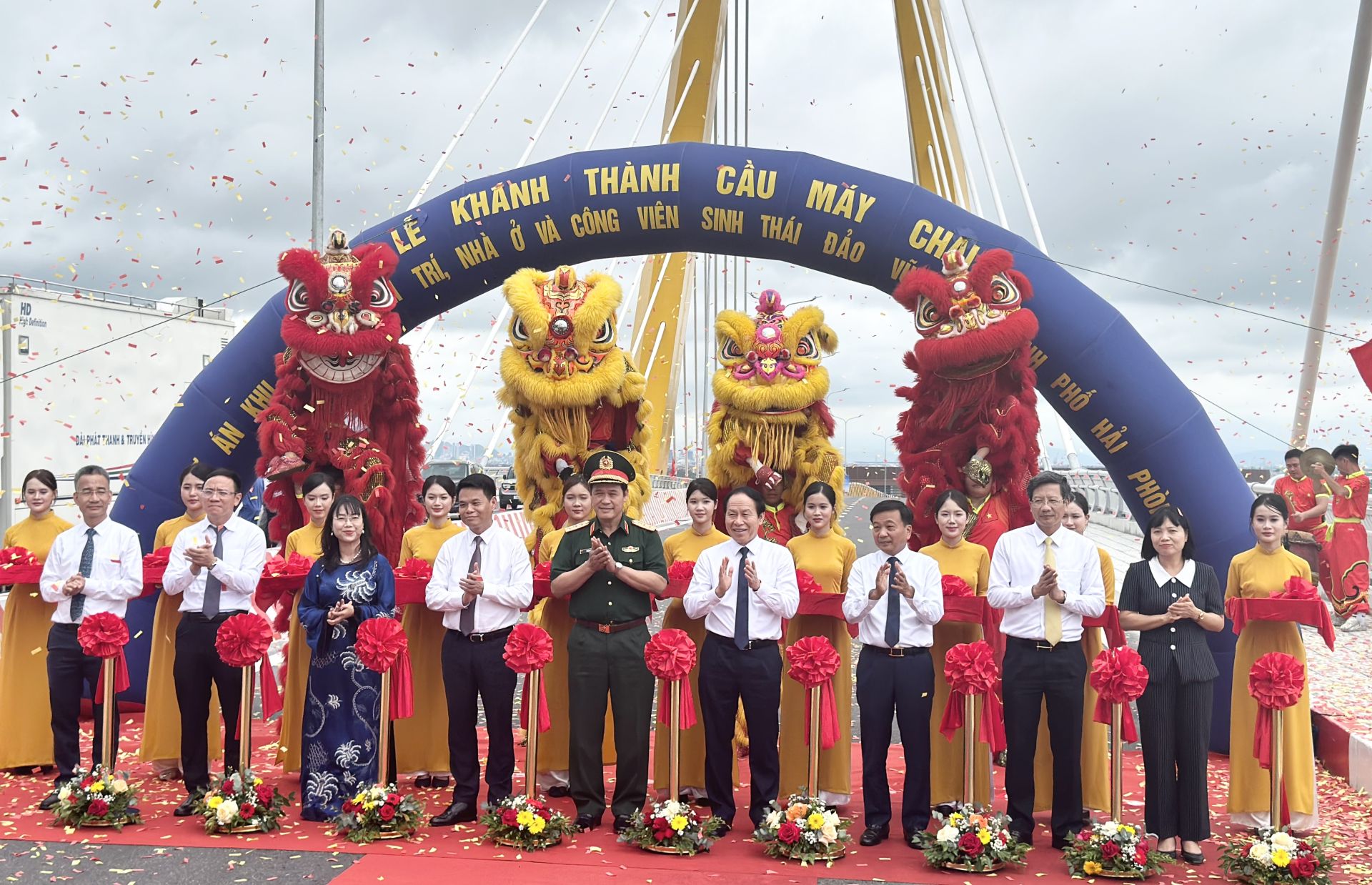 Lễ khánh thành cầu Máy Chai (cầu Hoàng Gia)