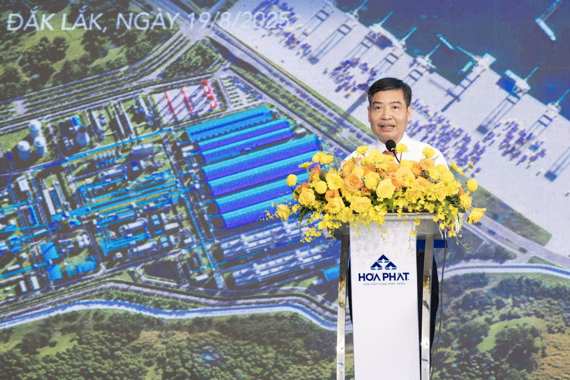 Ông Tạ Anh Tuấn - Chủ tịch UBND tỉnh Đắk Lắk phát biểu tại Lễ khởi động. Ảnh: HPG